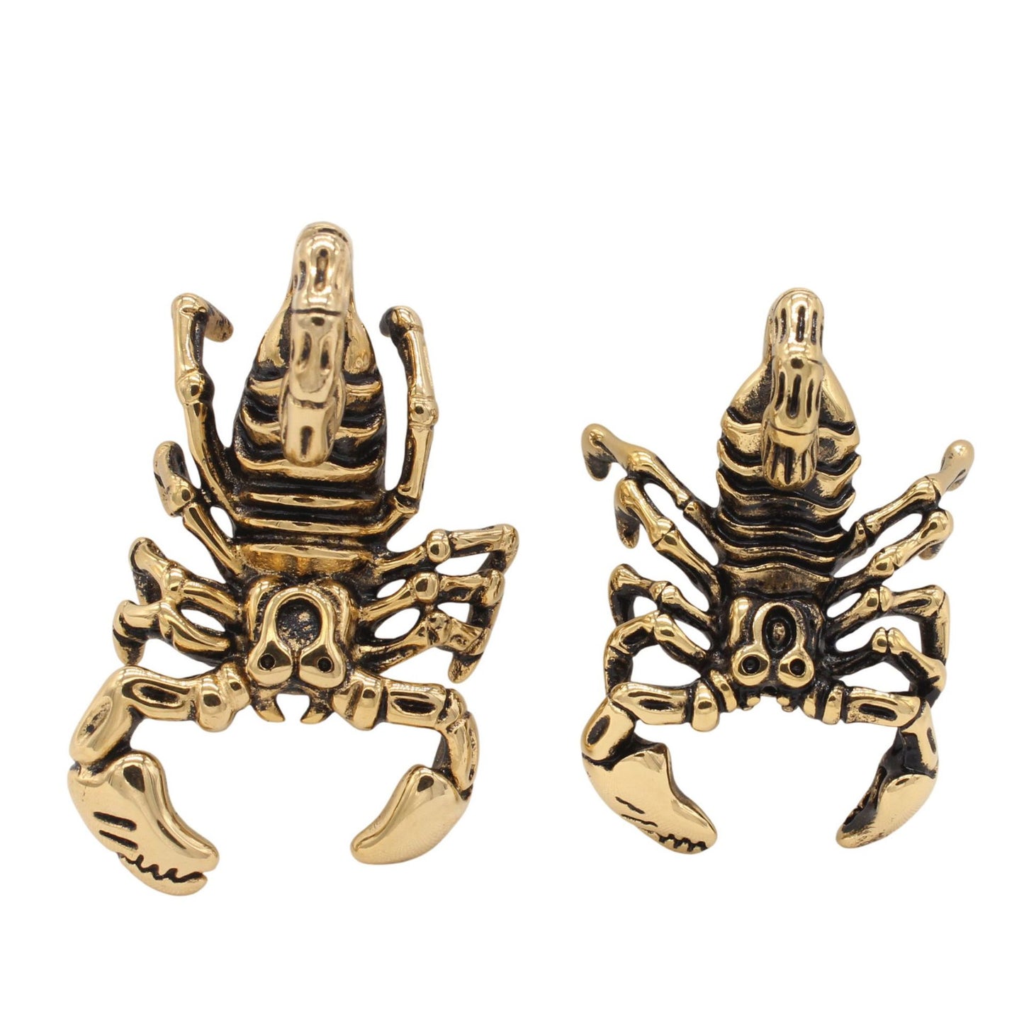 Planderful Everyday Genie – European and American Retro Scorpion Titanium Steel Pendant for Men