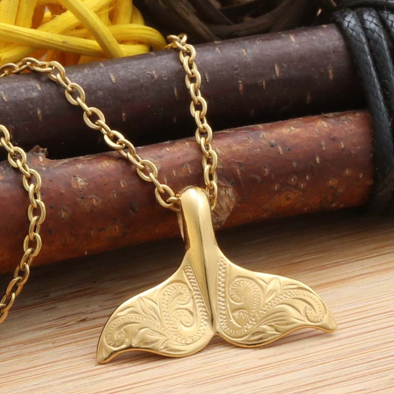 Directly From The Manufacturer Titanium Steel Fishtail Pendant