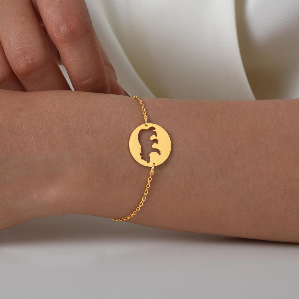 Gold-Plated Stainless Steel Bracelet