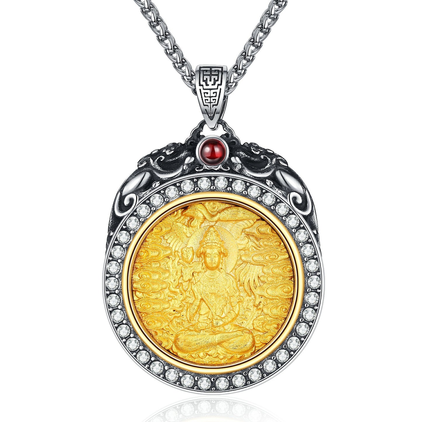 Zircon Necklace – Vintage for Men