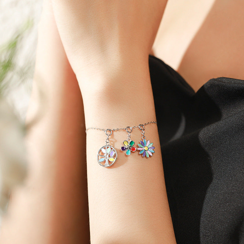 Versatile Sterling Silver Dropping Gel Pendant - Everyday Genie Collection