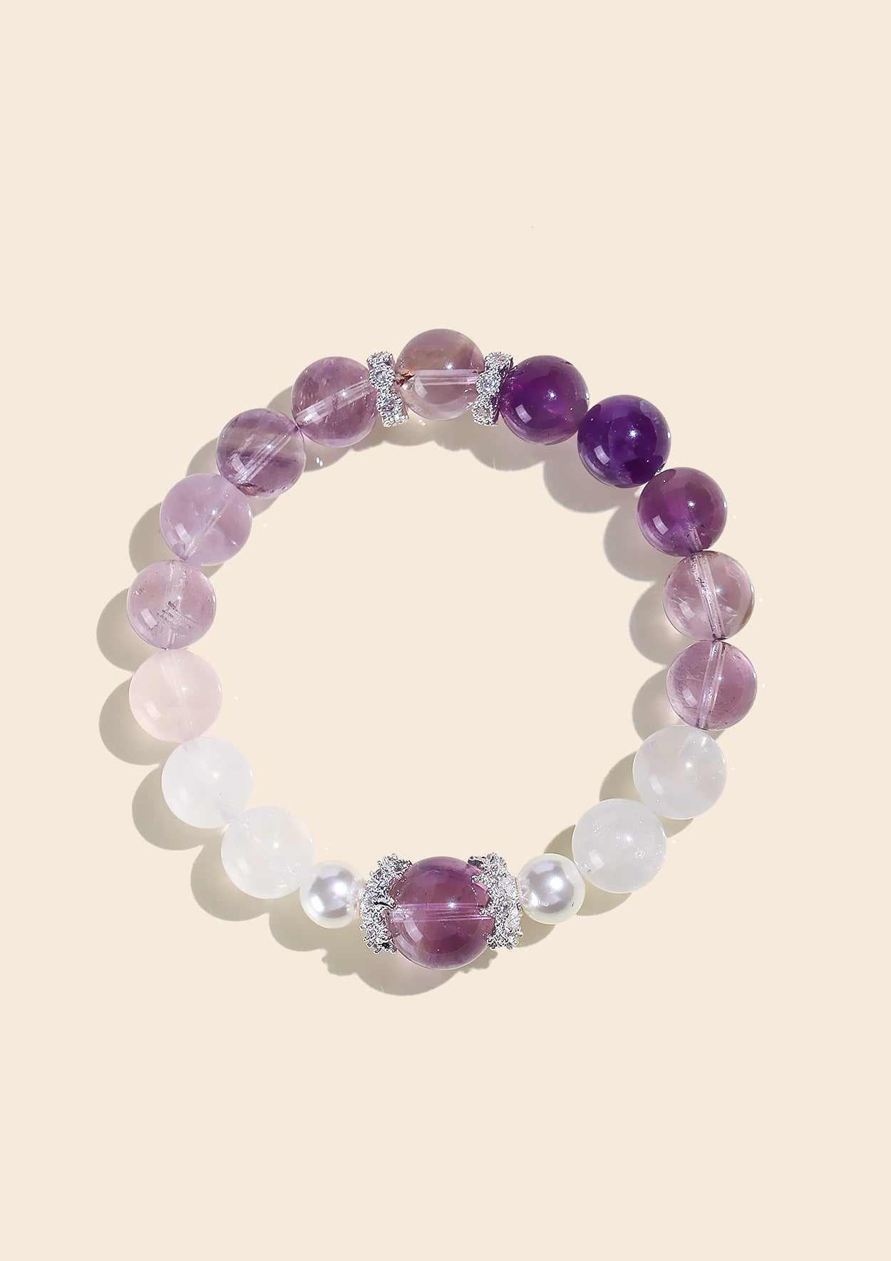 Planderful Fortune's Favor Amethyst Bracelet – Elegant Crystal Design