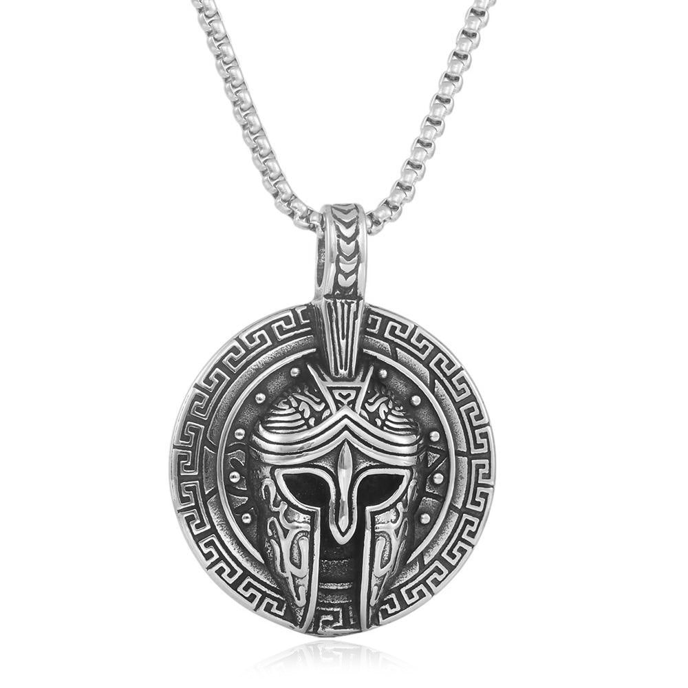 European And American Stainless Steel Knight Warrior Pendant