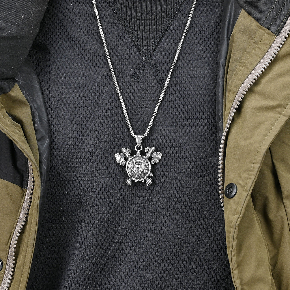 Planderful Vikings Tomahawk Pendant Necklace For Nordic Vintage Punk Street Style Enthusiasts