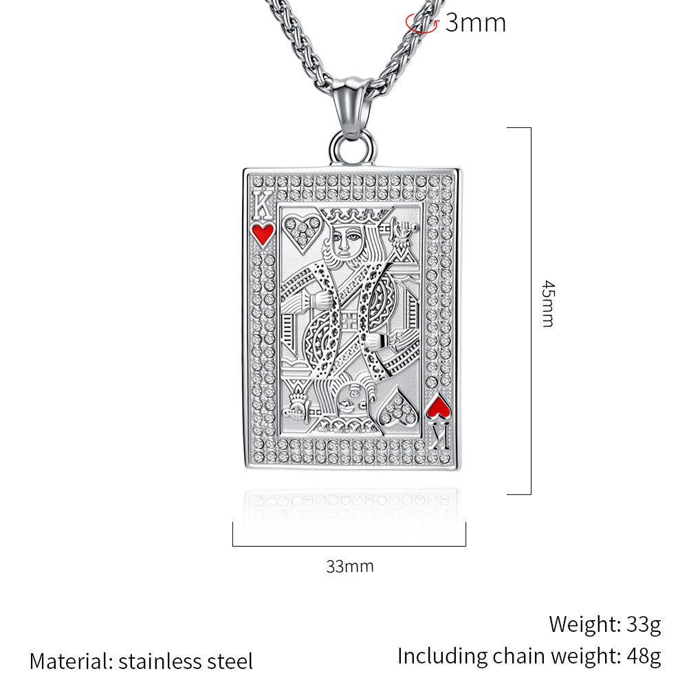 Steel Necklace – Elegant Everyday Wear For Men And Women Planderful Signature Steel Pendant