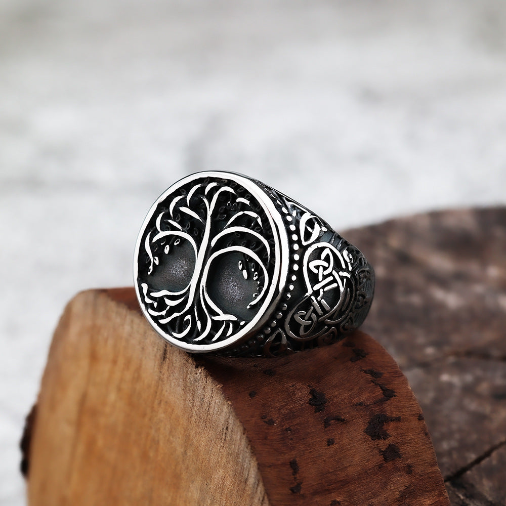 European And American Style Nordic Viking Tree Of Life Ring