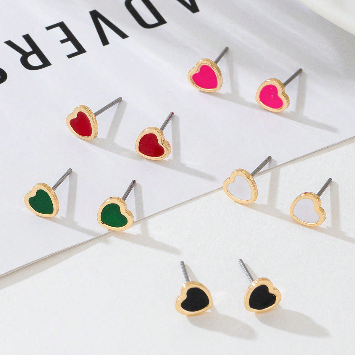 Planderful Vienna Verve Earrings Set – Exquisite Color Drip Design