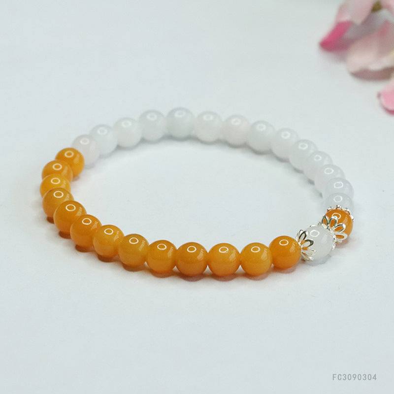 Jadeite Round Bead Style 6 Bracelet