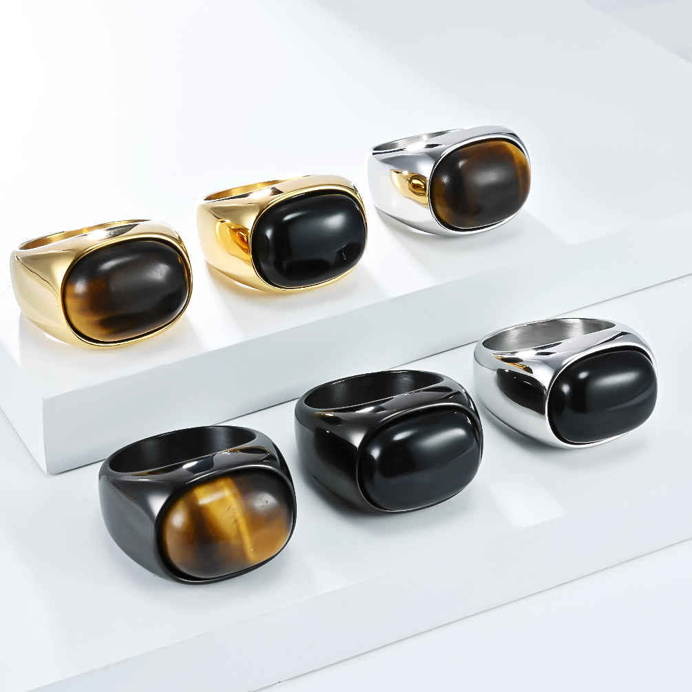 Tiger's Eye Ring – Luxury Men's Ring