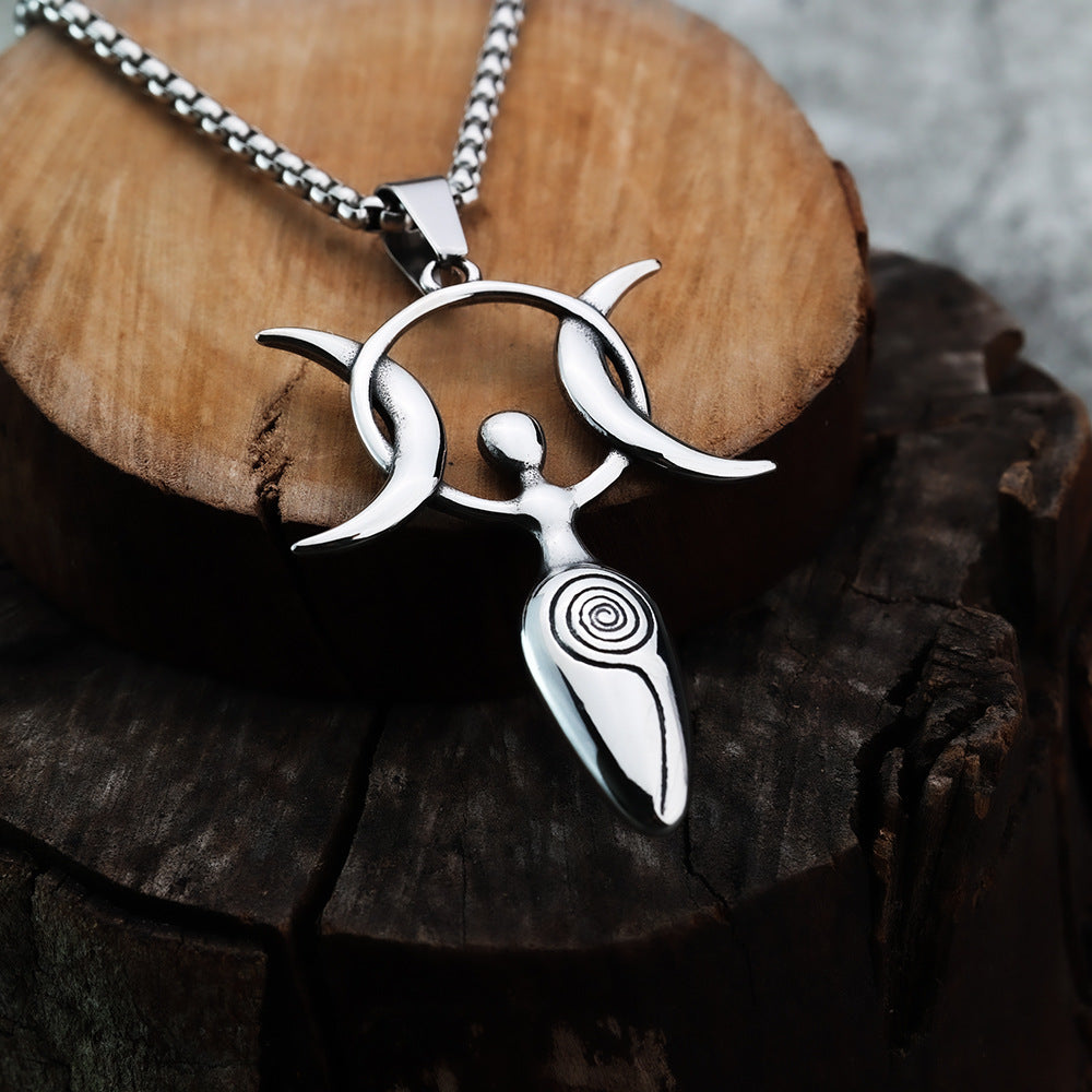 2024 New Amazon Pendant Retro Personalized Couple Pendant