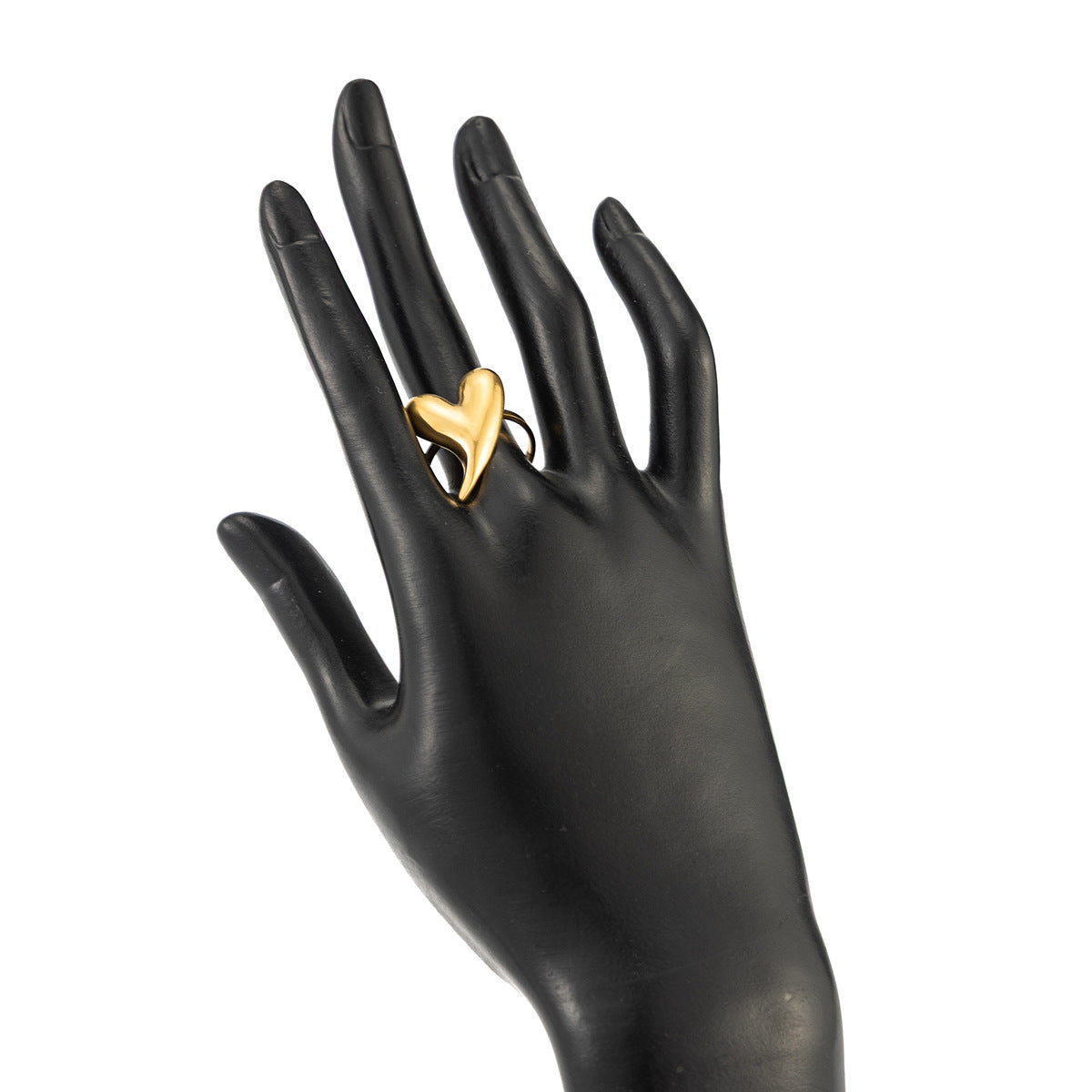 Planderful Vienna Verve 3D Love Ring Open Geometric Statement For Fashion Forward Women