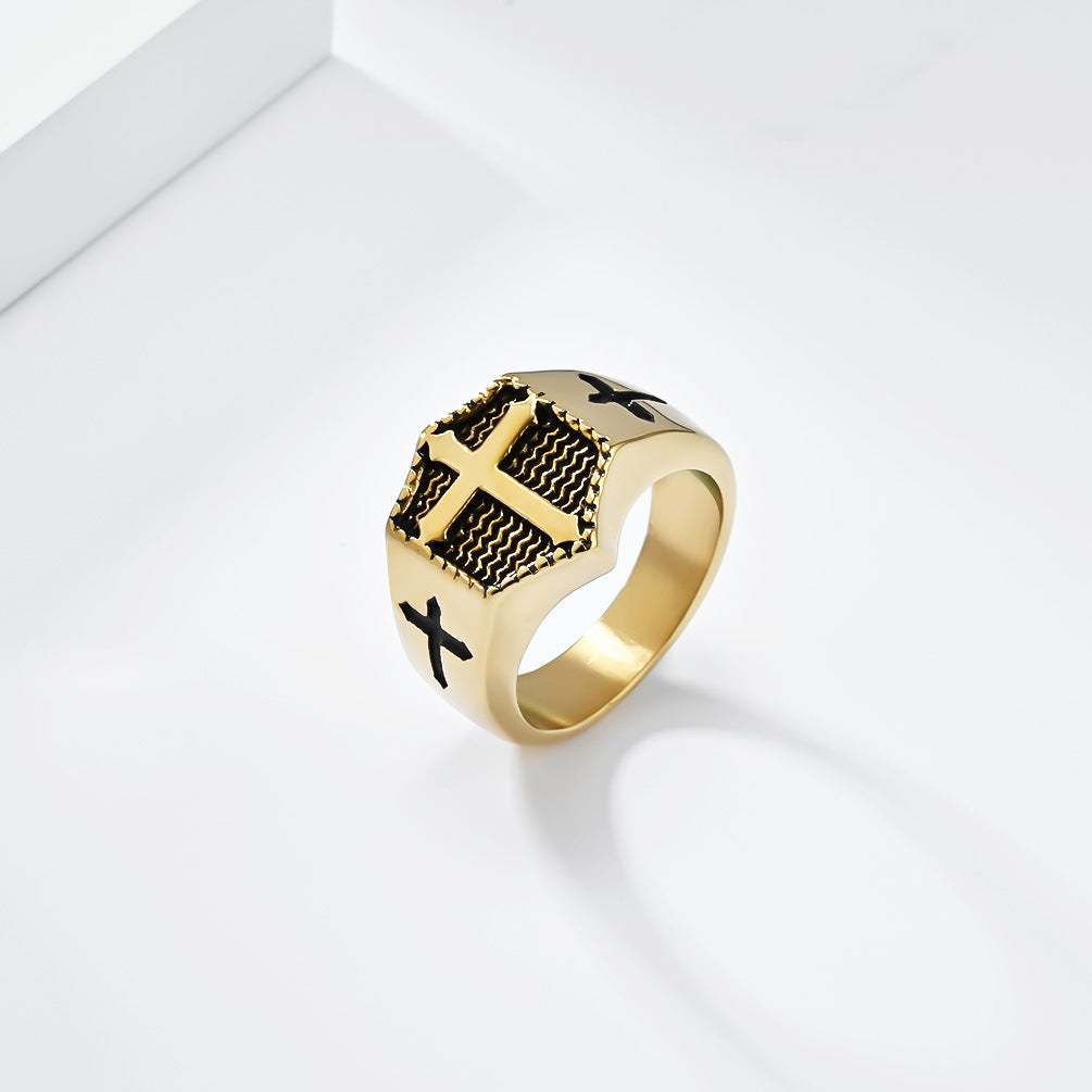 Steel Ring – Vintage Men's Daily Wear
