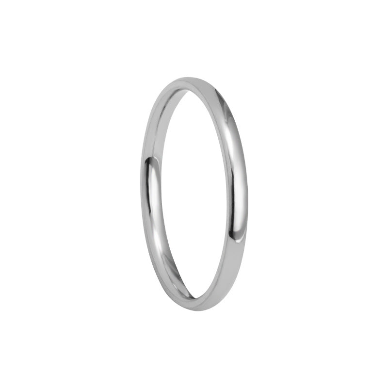 Planderful Everyday Genie Womens Fingertip Ring 2mm Steel Minimalist Durable Gift