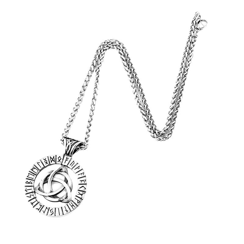 Viking Celtic Knot Titanium Steel Pendant for Men - Durable Stainless Steel Jewelry