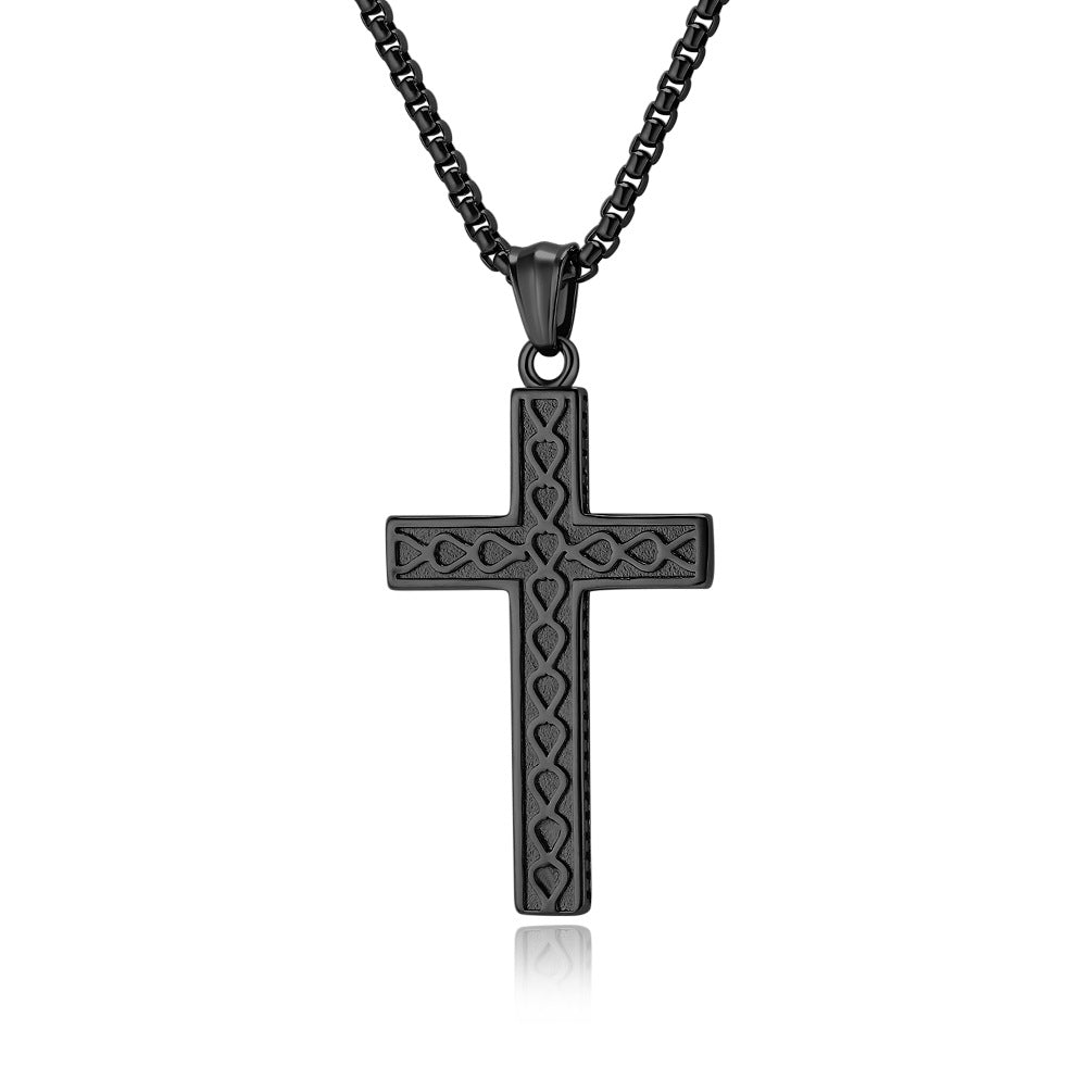 Timeless Titanium Steel Cross Necklace for Every Occasion