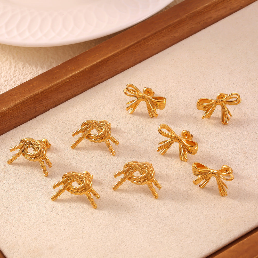 Elegant Butterfly Design Titanium Earrings by Planderful - Everyday Genie Collection