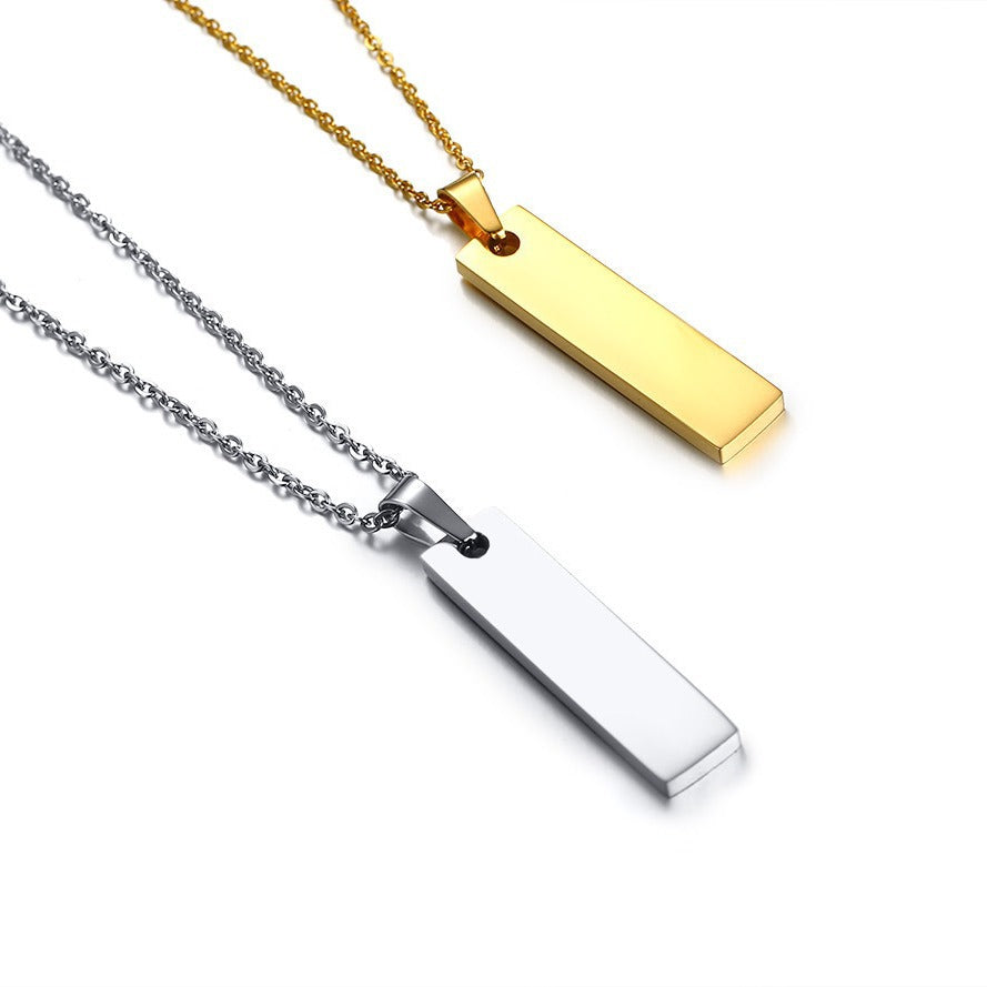 Fashion Jewelry Personalized Trinkets Titanium Steel Pendant