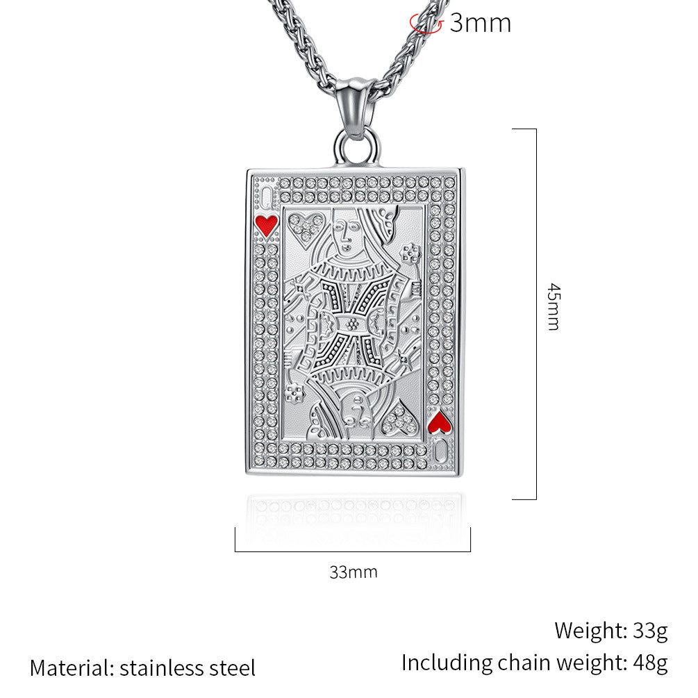 Steel Necklace – Elegant Everyday Wear For Men And Women Planderful Signature Steel Pendant