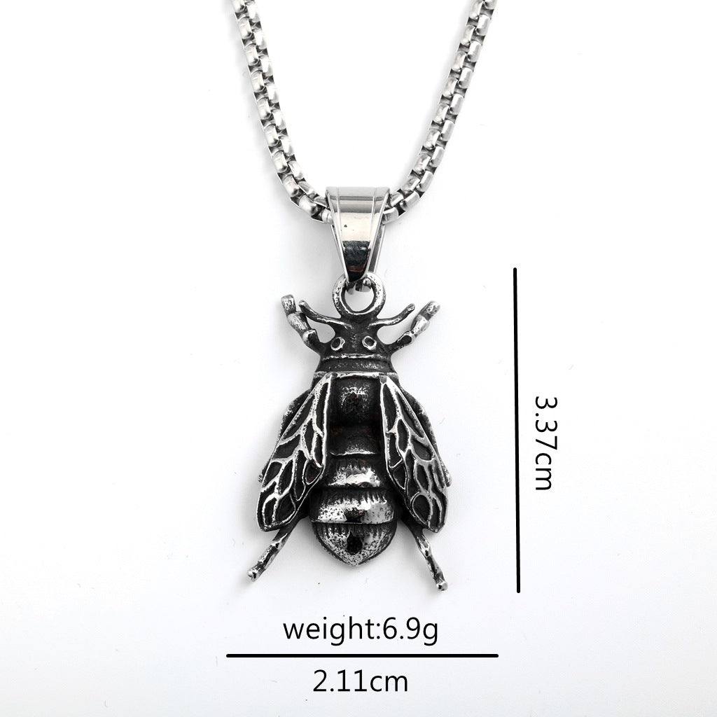 Punk Vintage Stainless Steel Men's Pendant Necklace