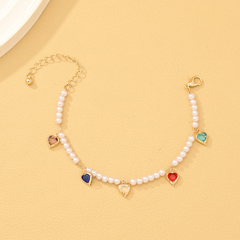 Pearl Love Beaded Bracelet - Vienna Verve Collection
