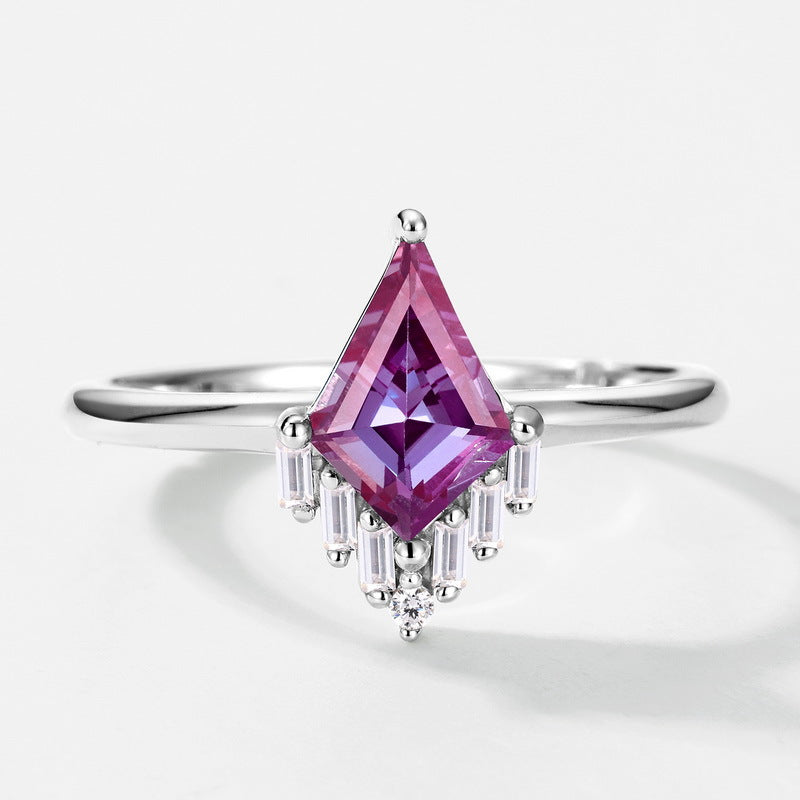 Planderful Jewelry Alexandrite Ring Sterling Silver
