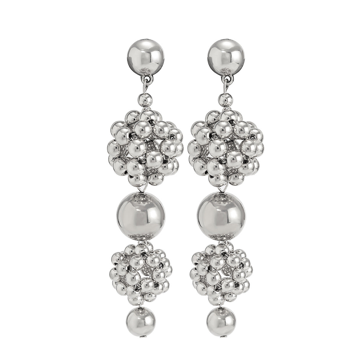 European and American Handmade Pearl Tassel Earrings - Vienna Verve Collection