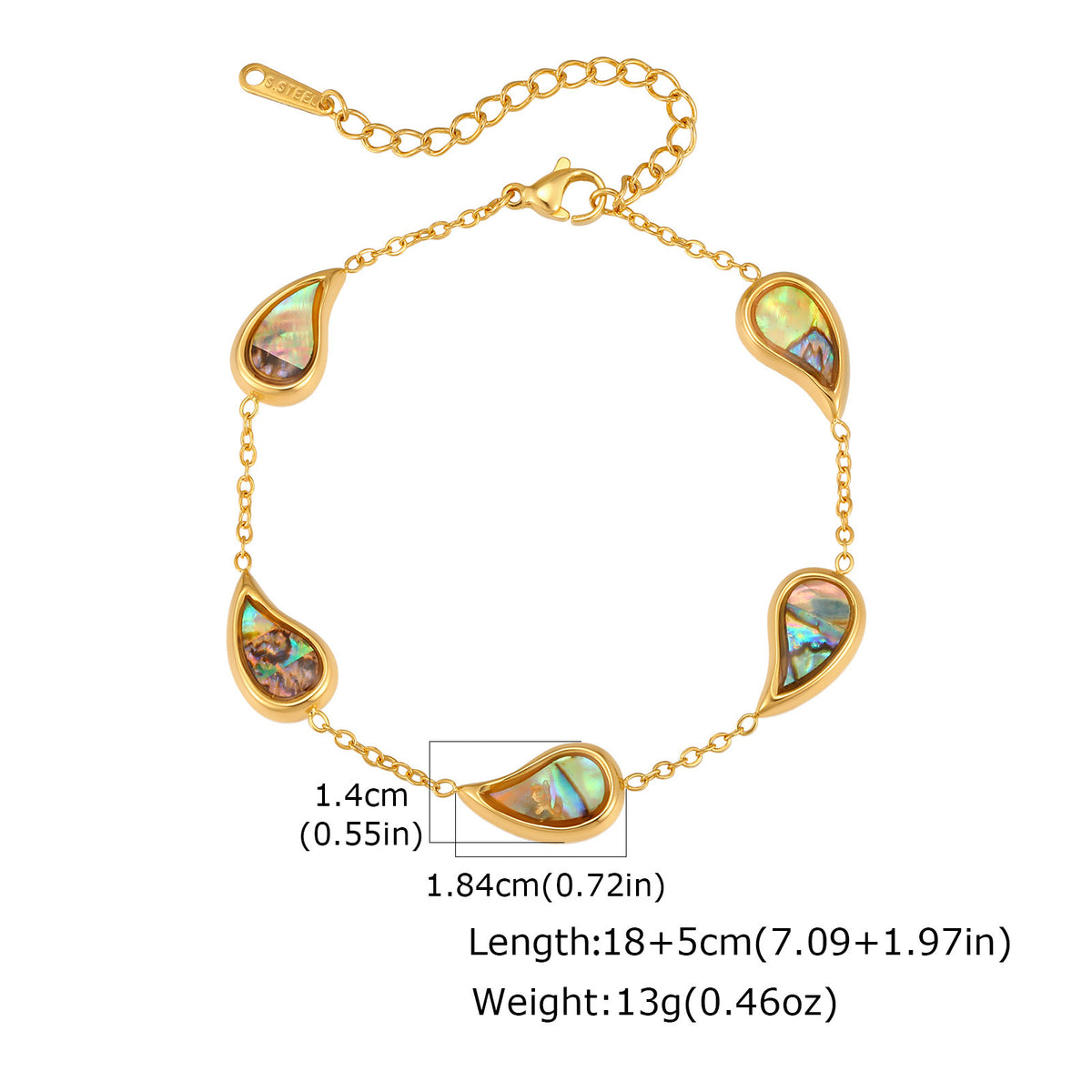 Shell Stainless Steel Bracelet