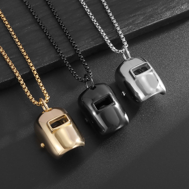 Steel Necklace – Minimalist Everyday Pendant