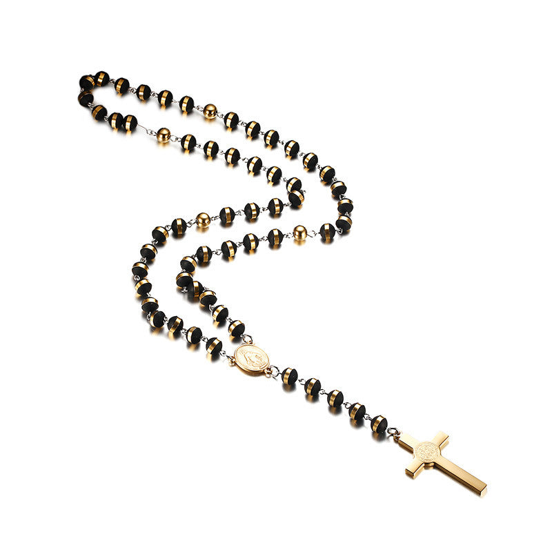 Stainless Steel Jewelry Wholesale 68CM Cross Chain Unisex