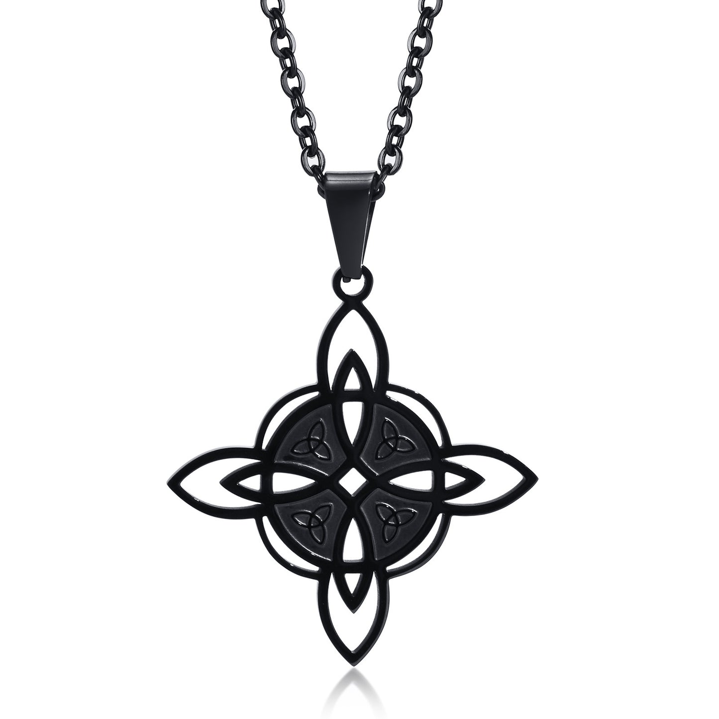 European And American Wholesale Stainless Steel Celtic Knot Necklace