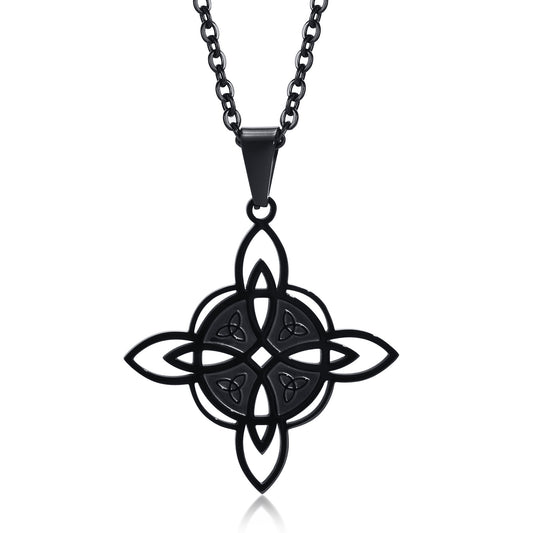 European And American Wholesale Stainless Steel Celtic Knot Necklace
