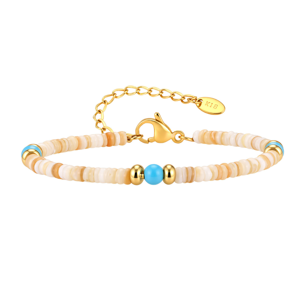 Turquoise Stainless Steel Bracelet
