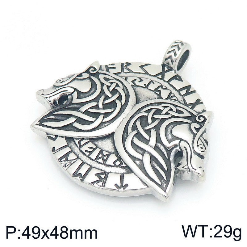 Planderful Celtic Knot Pendant Bold For Men Stainless Steel
