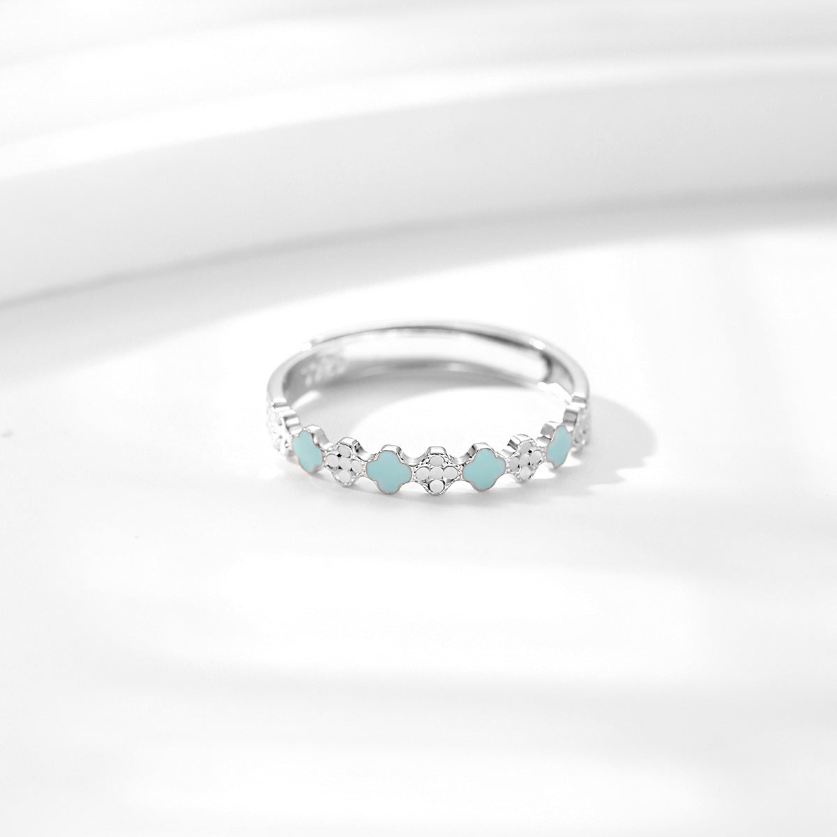 Heart Moon S925 Sterling Silver Women's Ring