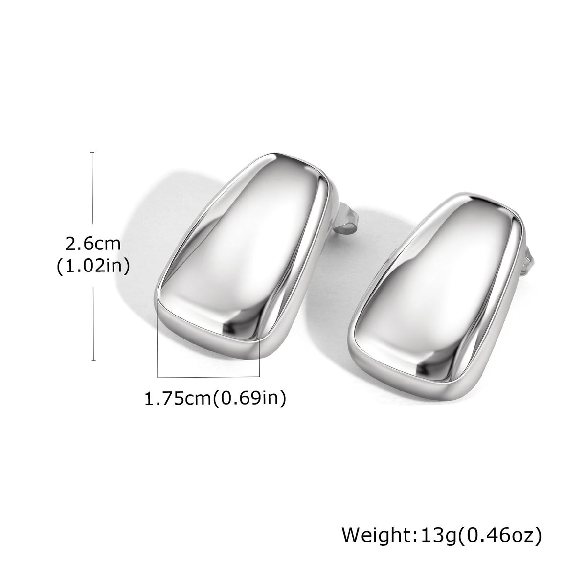 Stainless Steel Geometric Earrings
