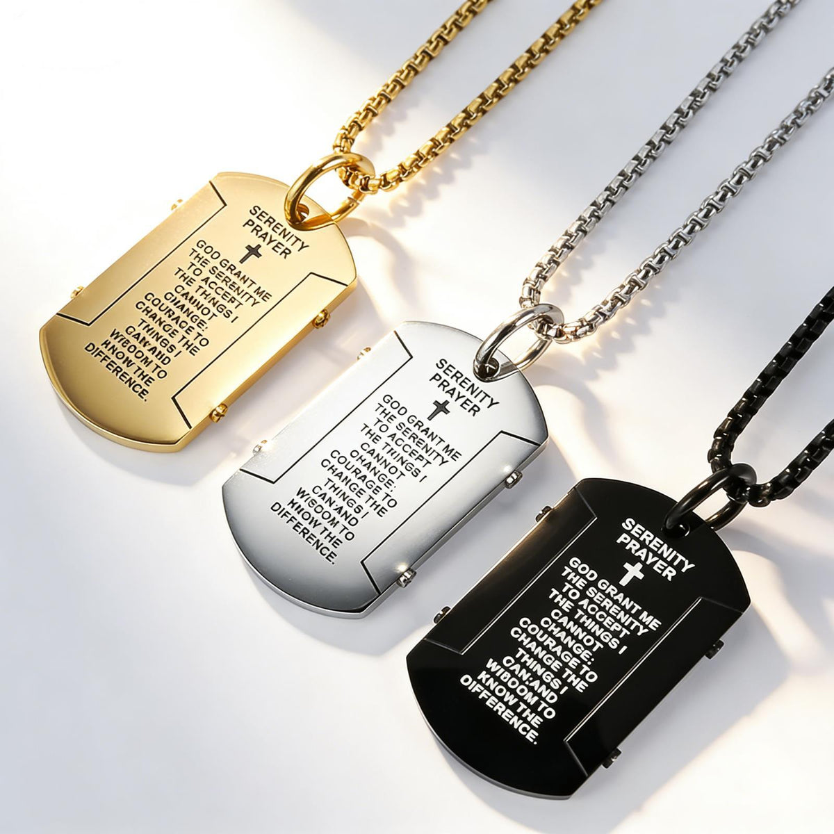 Steel Necklace - Elegant Mens Street Style Pendant Planderful Everyday Genie Collection