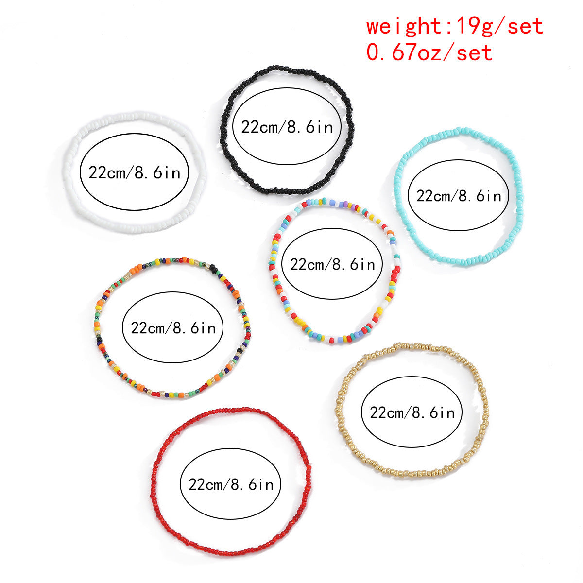 Sexy Hand-beaded Multi-layer Body Chain with Waist Contrasting Rice Bead Detail