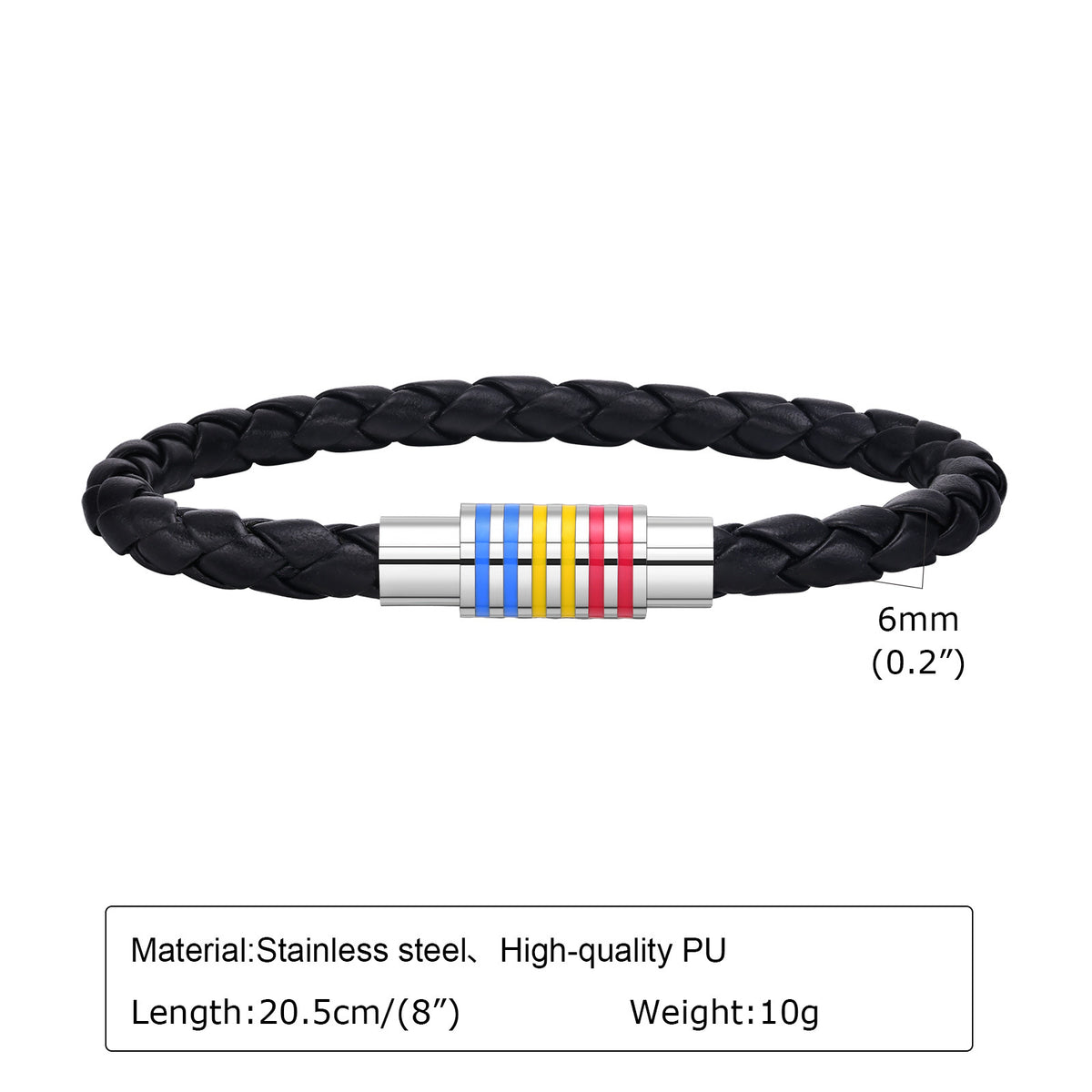 Braided Stainless Steel Bracelet
