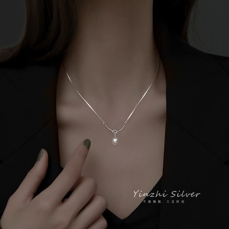S925 Sterling Silver Freshwater Pearl Necklace