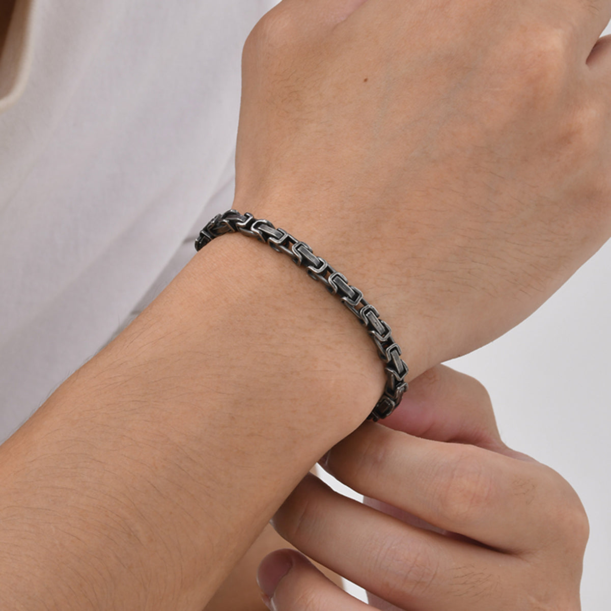 Vintage Stainless Steel Bracelet