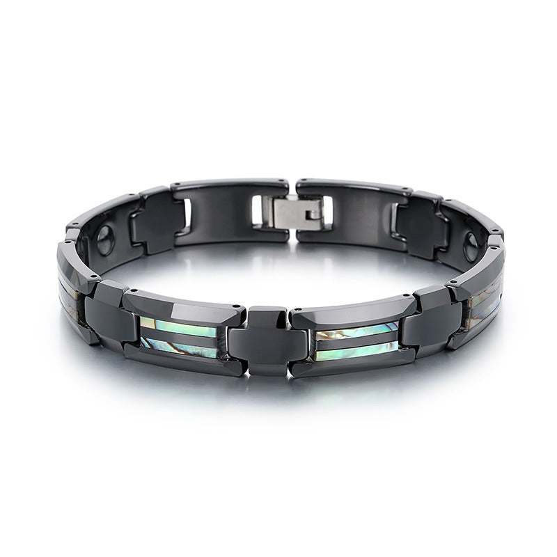 Planderful Personalized Magnetic Stone Bracelet For Men