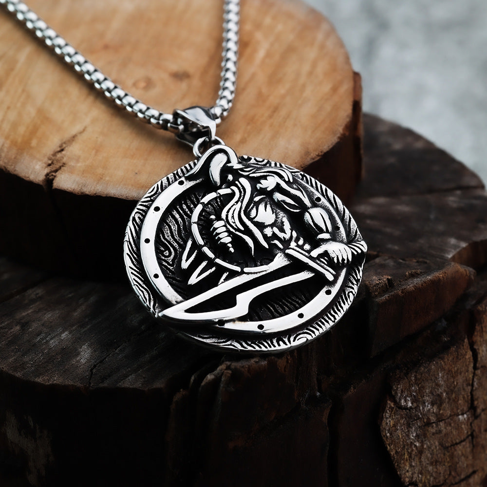 Personalized Retro Spartan Warrior Punk Men's Pendant Jewelry