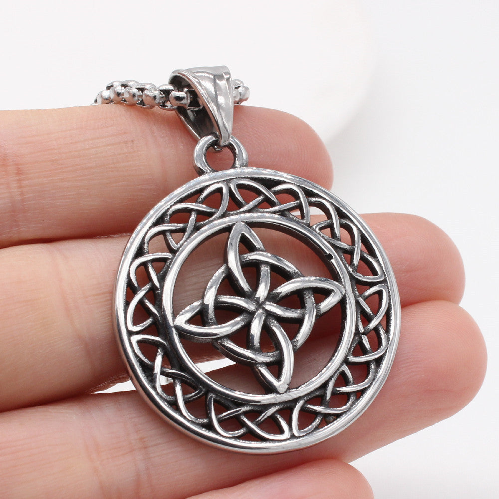 Personalized Retro Viking Celtic Titanium Steel Pendant for Men - Wholesale Foreign Trade Jewelry