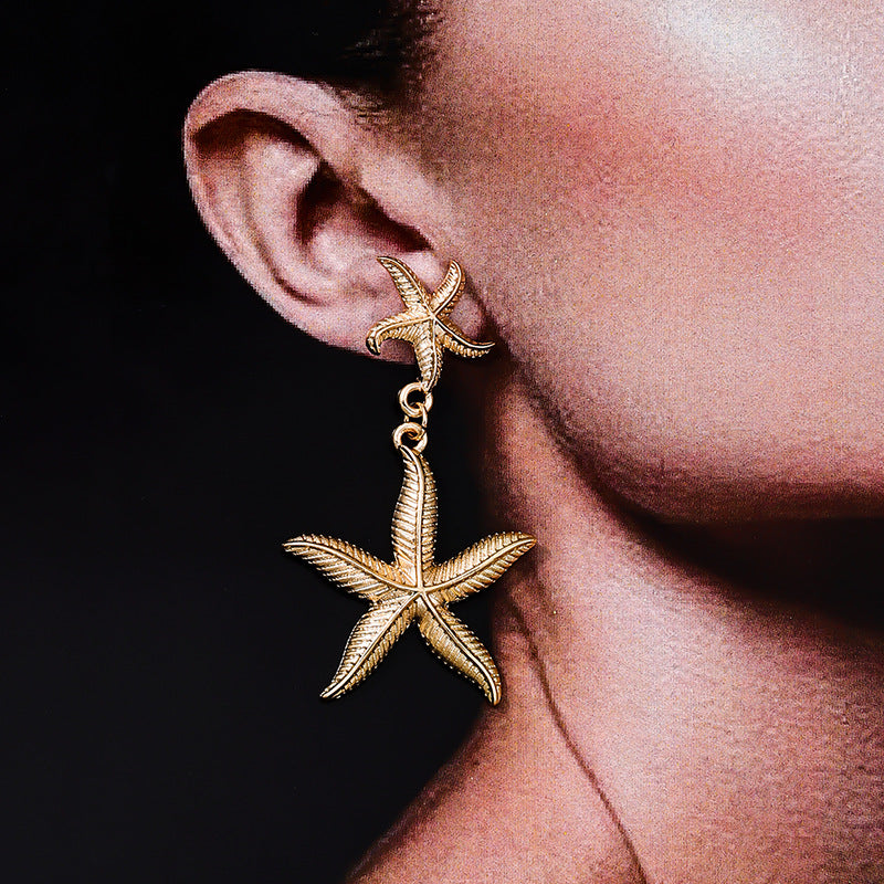 Summer Starfish Temptation Earrings - Vienna Verve Collection