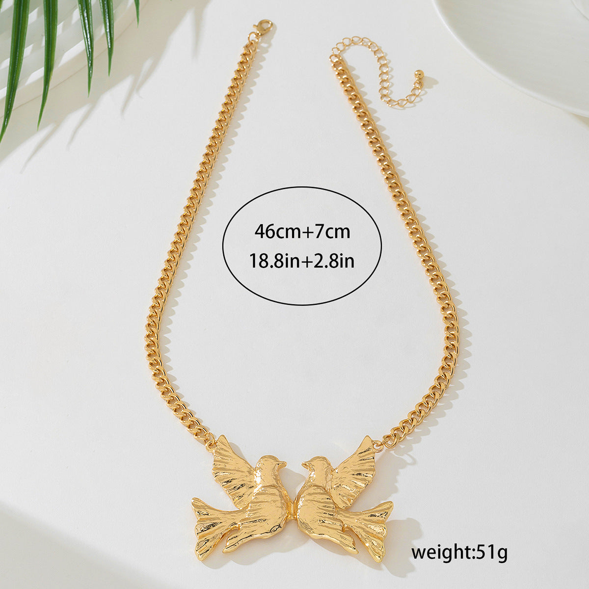 Planderful Vienna Verve Necklace – Exaggerated Fun Hip-Hop Design