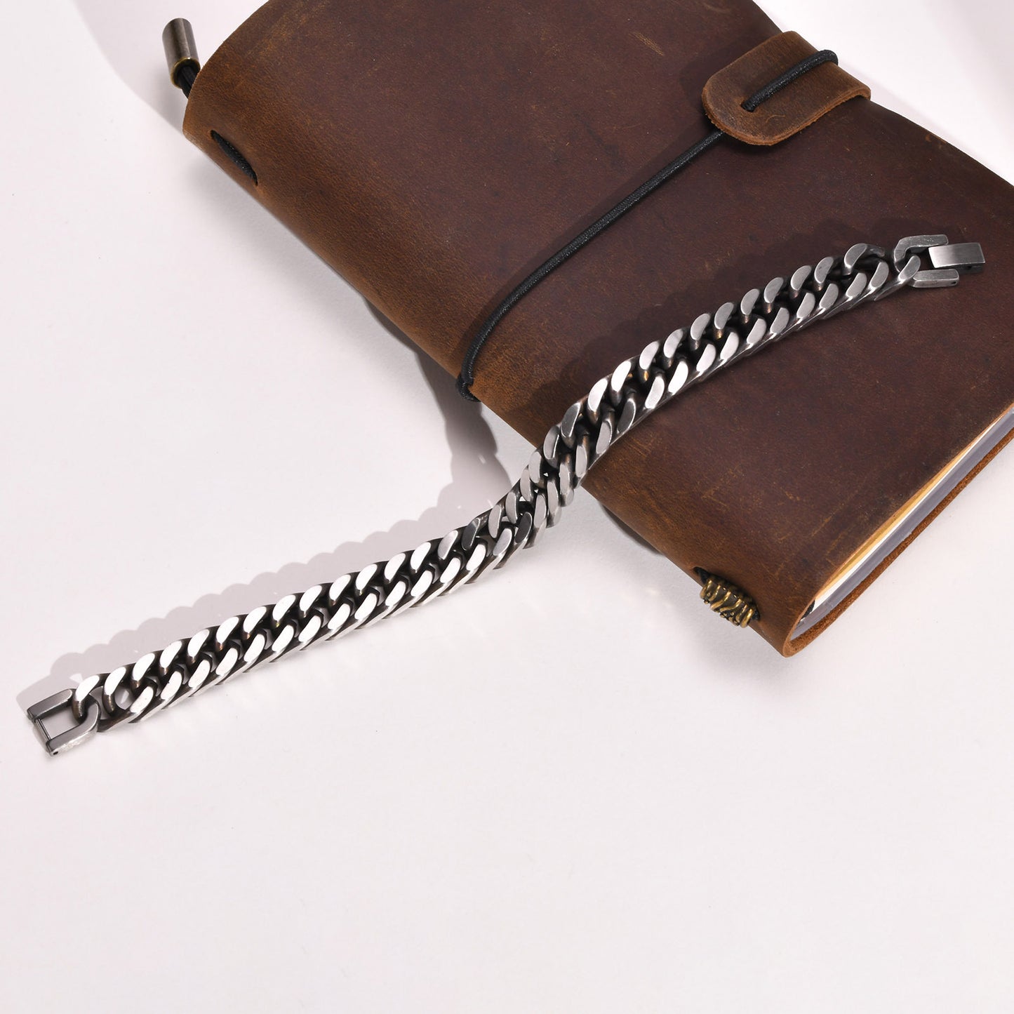 European And American Stainless Steel Men's Thick Bracelet