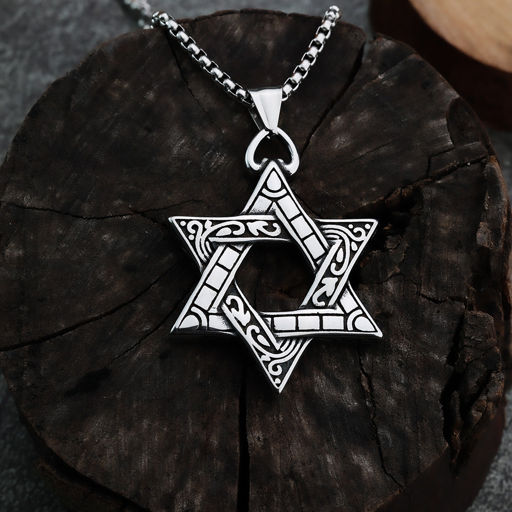 Cross-Border Nordic Viking Skull Tree Pendant Jewelry for Men