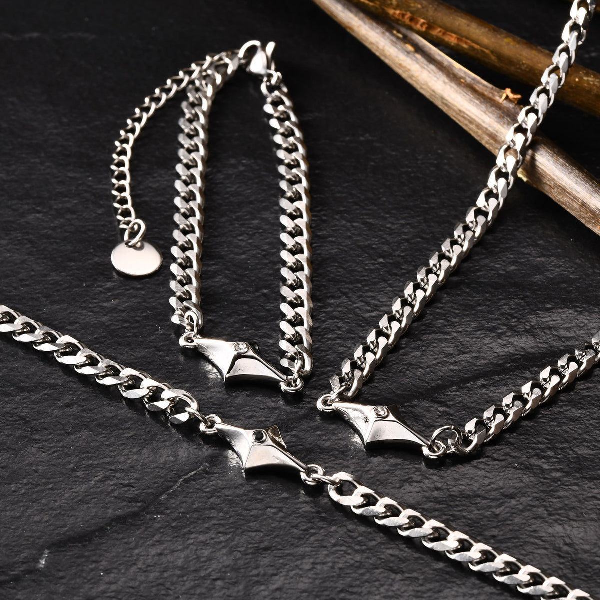 Men’s Cuban Link Stainless Steel Bracelet