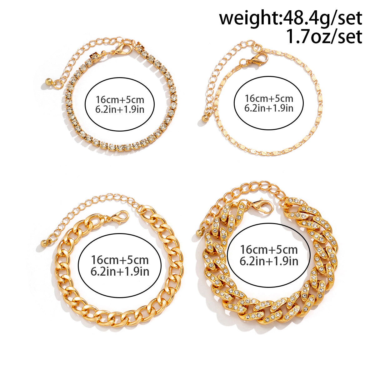 Planderful Vienna Verve Personalized Stackable Bracelet For Trendsetters With Exaggerated Thread Twist Cuban Buckle