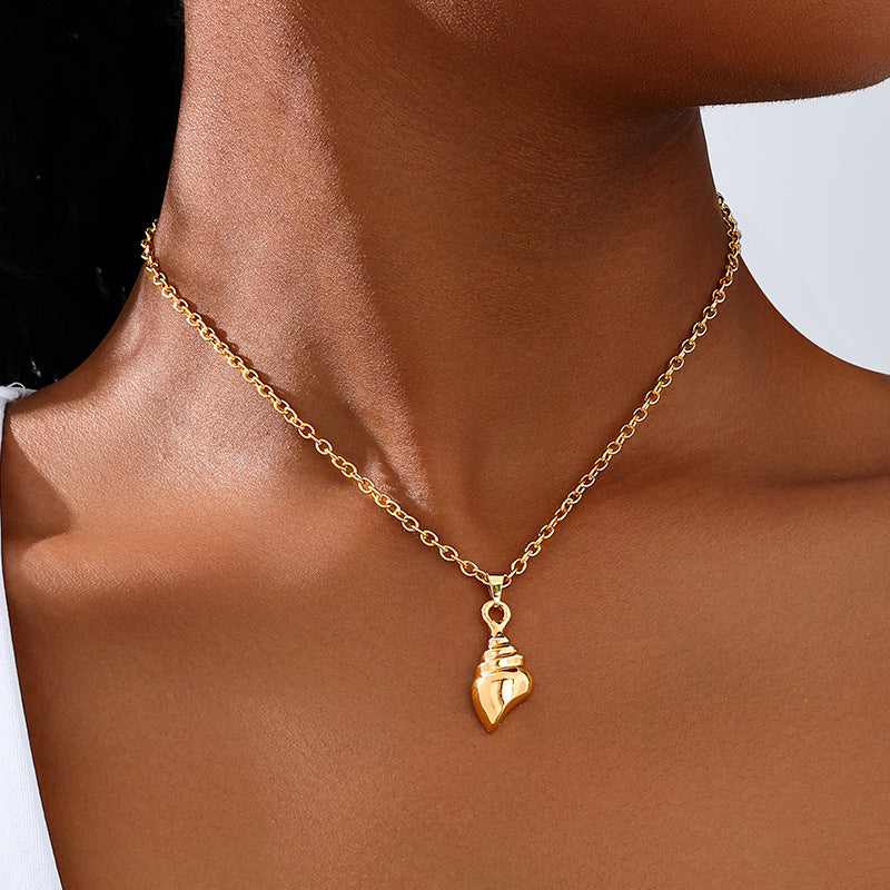 Planderful Vienna Verve Necklace – Elegant Marine-Inspired Design